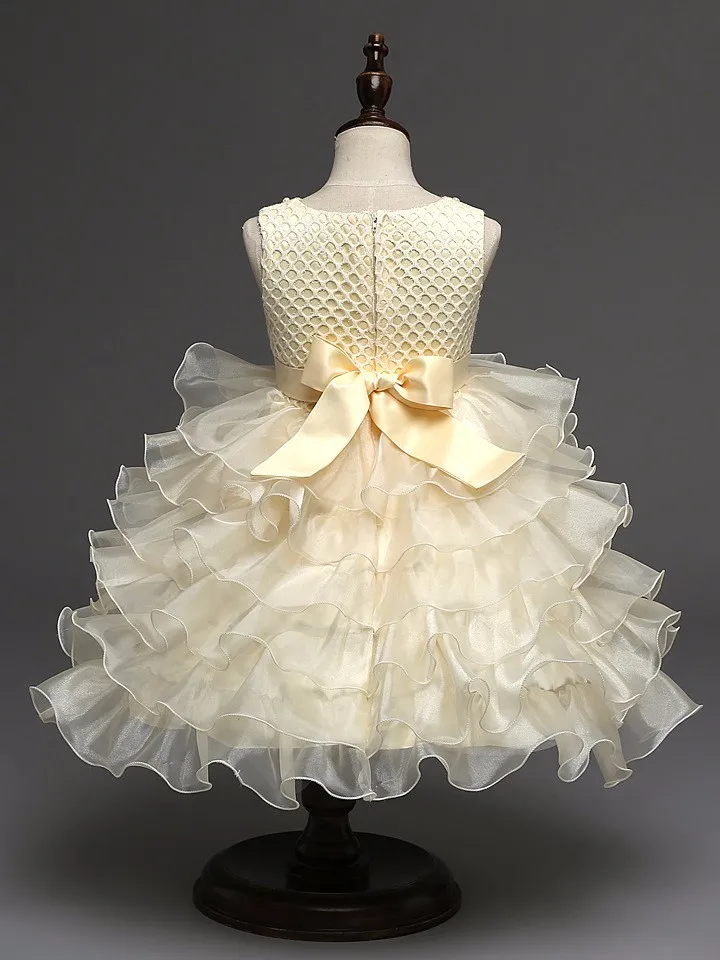 New Cute Infant Outfits One-Piece Cupcake Birthday Dress Baby Princess Children Clothes Baby Girls Party Wear Dresses