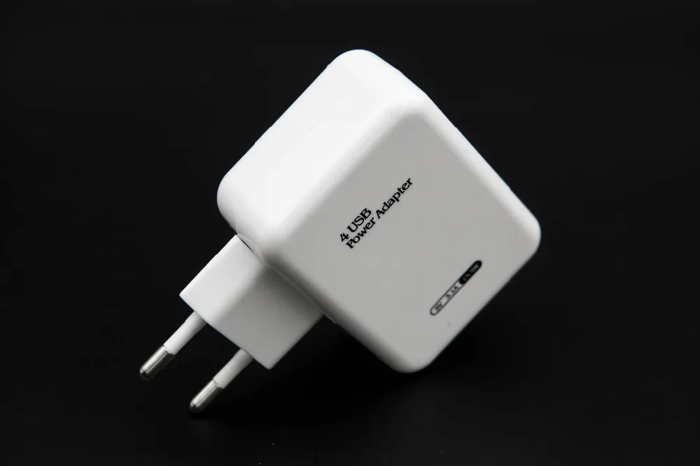 Универсальное умное зарядное устройство с европейской вилкой, 4 порта, Micro USB, зарядное устройство, адаптер, концентратор для samsung, для iPhone, Xiaomi, телефона
