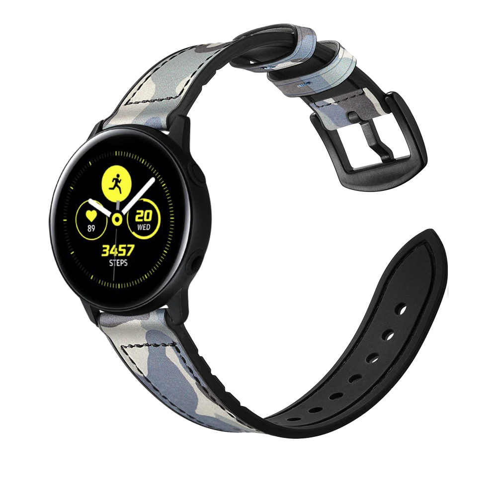 8 цветов силиконовый ремешок из натуральной кожи для samsung Galaxy Watch активный