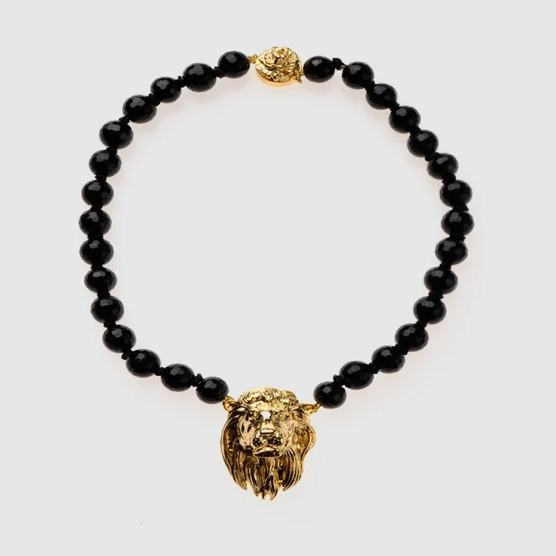 Бутик Amorita модное ожерелье из бисера золотая голова льва|brand necklace|designer necklacedrop necklace