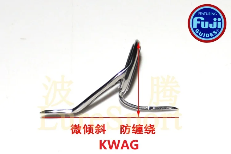 LureSport FUJI guide 9 шт. набор MNAT KWAG литой верх и направляющий набор стержней строительный компонент ремонт удочки DIY аксессуары
