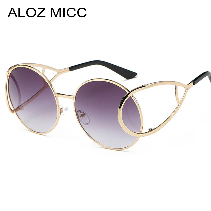 Новинка 2018 круглые солнцезащитные очки ALOZ MICC женские брендовые дизайнерские