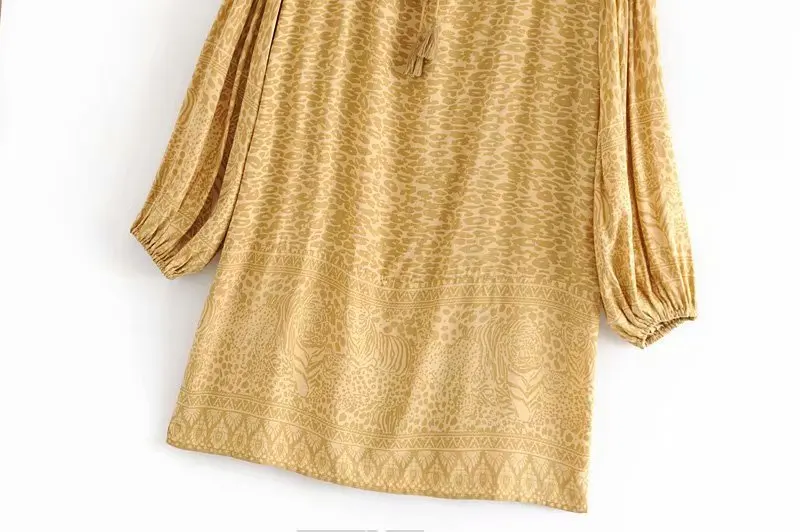 Платье с леопардовым принтом декоративное платье бахромой в европейском и