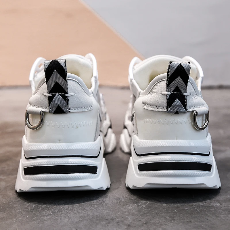 Tie INS Women Running Shoe Stylish High Quality 5cm Increasing Ulzza Harajuku Sneaker Breathable Platform Walking Shoes