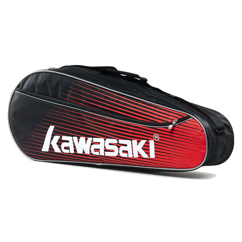 Original Kawasaki Sports Badminton Bag Three Packed Badminton Racket Single Shoulder Tennis Racquet Backpack Bags KBB-8325