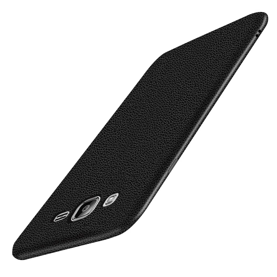 Чехол для samsung Galaxy J5, мягкий силиконовый кожаный чехол для samsung Galaxy J5 J500 J500F, чехол для samsung J5, чехол s - Цвет: Black