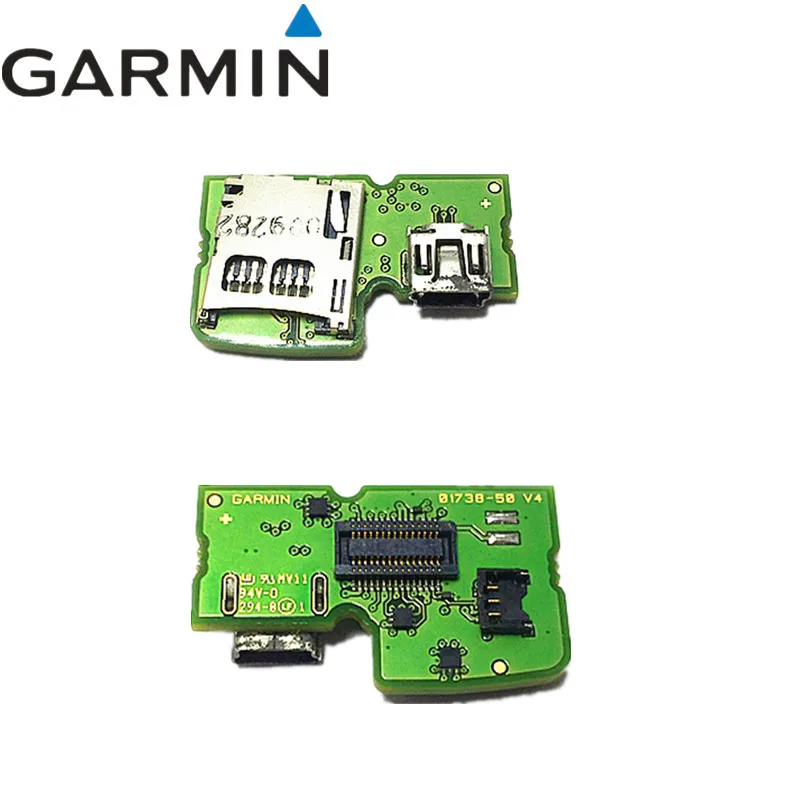 Оригинальный держатель PCB w mini USB и microSD для Garmin Edge 800 Тип 10 ремонт замена бесплатная