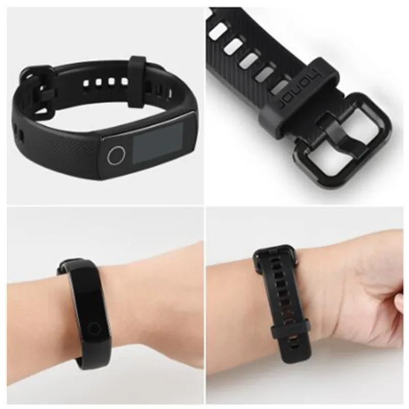 Оригинальные Смарт-часы huawei Honor Band 4, браслет Touchscree Amoled, цветной, 0,95 дюймов, Водонепроницаемый Фитнес-браслет, монитор сердечного ритма