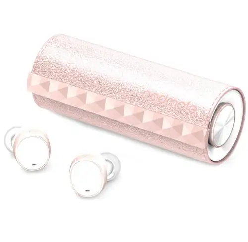 Розовый Padmate PaMu scall True беспроводные наушники Bluetooth 5,0 TWS наушники-вкладыши Hifi наушники водонепроницаемые наушники fone de ouvido - Цвет: Розовый