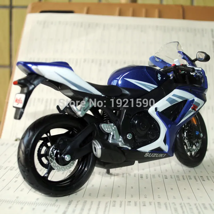 1/12 весы игрушки модели мотоциклов Suzuki GSX-R750 литья под давлением металлический
