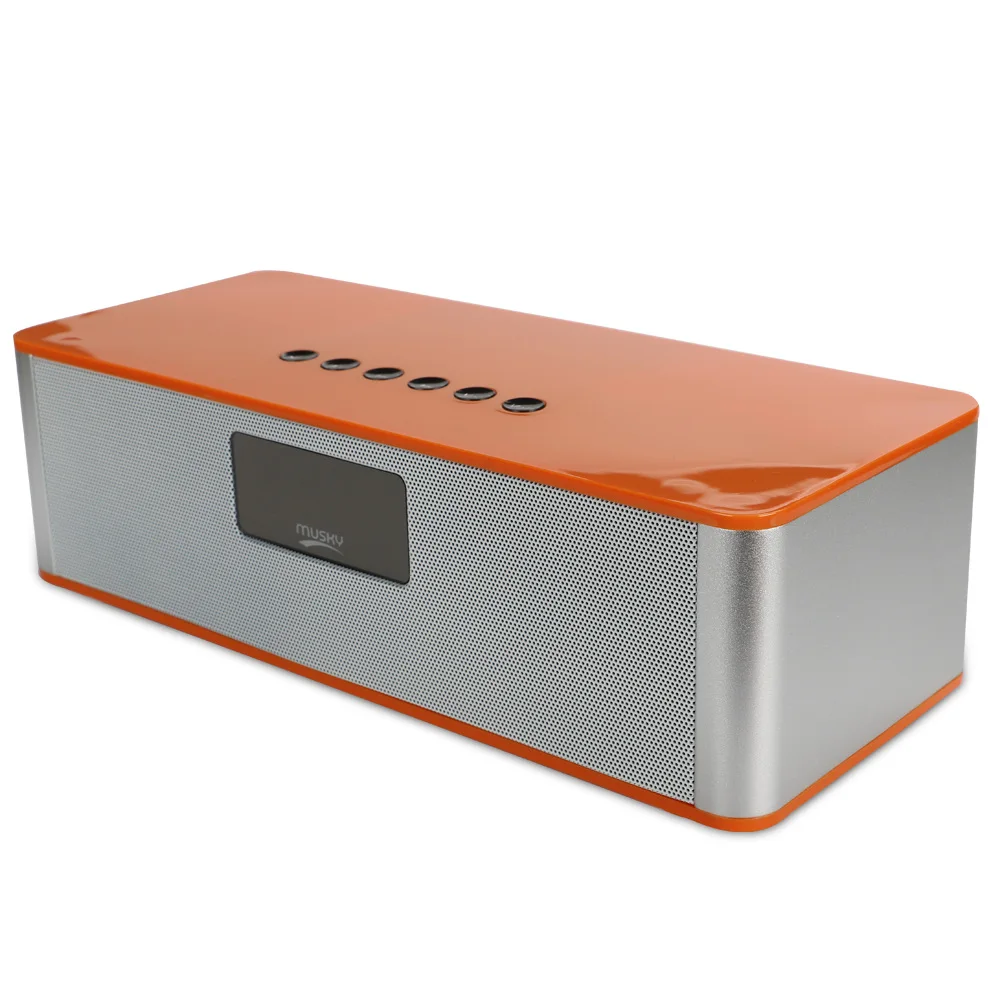 orange speaker Dbigness динамик беспроводной Bluetooth динамик стерео супер бас большой мощности сабвуфер Поддержка USB AUX TF FM Встроенный микрофон для телефона - Цвет: orange speaker