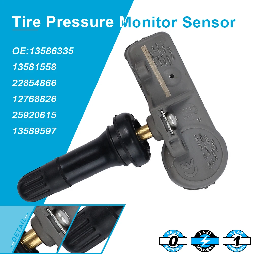 1 шт. Новые OEM TPMS датчики контроля давления в шинах для Chevy GMC 13581558 | Автомобили и