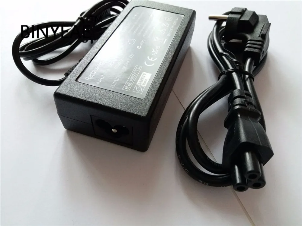 19V 3.42A 65W AC адаптер Зарядное устройство с шнуром питания для ноутбука PACKARD BELL EASYNOTE