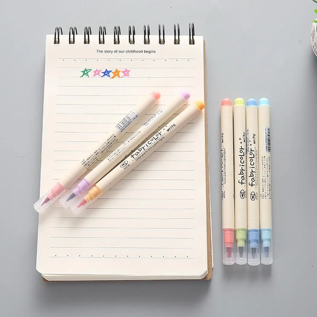 10 шт./компл. мягкая ручка для рисования акварельные художественные пластиковые