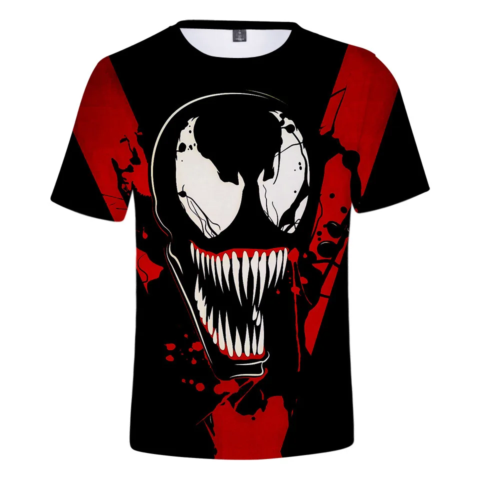 WBDDT Venom футболки 3d для мужчин Том Харди герой Marvel Топ Harajuku Carnage тройник уличная Прямая негабаритных мужчин s GraphicTees