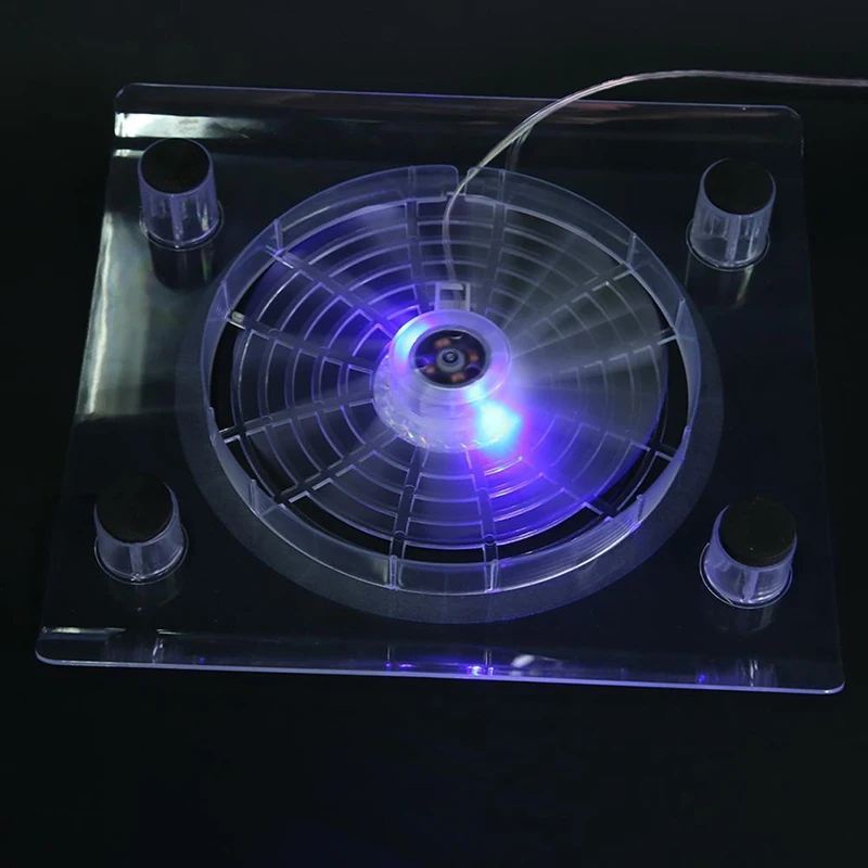 Вентилятор воздушного охлаждения USB для ноутбука светодиодный охлаждающий