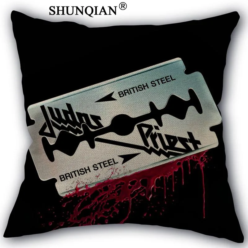 Pillow Cover ShunQian Наволочка на заказ Judas Priest домашний текстиль квадратная 45X45 см декоративное хлопковое белье Наволочка Новогодняя наволочка - Цвет: Pillow Cover