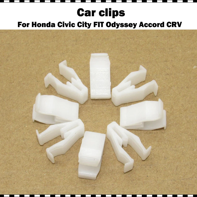

10pcs High quality Plastics For Honda Civic City FIT Odyssey Accord CRV Central control navigation panel instrument buckle clips
