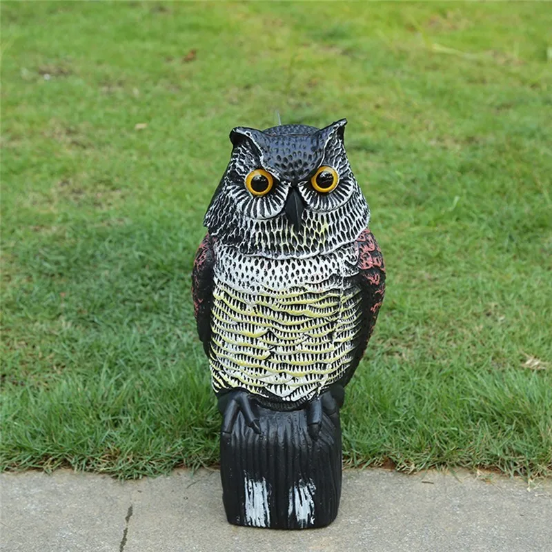 1 шт. искусственная Сова приманка садовый Двор колючий Садок пугало сорняк
