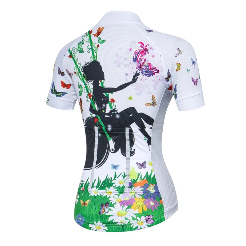 Beautiful Cycling Jersey Women Mountain Road Bike Shirt Summer Breathable MTB Bicycle Clothing Maillot Ciclismo | Спорт и