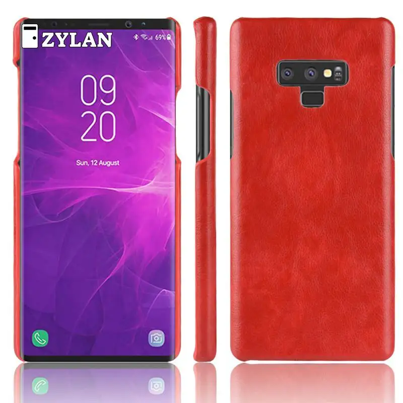 ZYLAN High Quality Hard Plastic &amp PU Leather Back Case Cover for Samsung Galaxy S9 Plus S10 Lite Note9 Note 9 | Мобильные