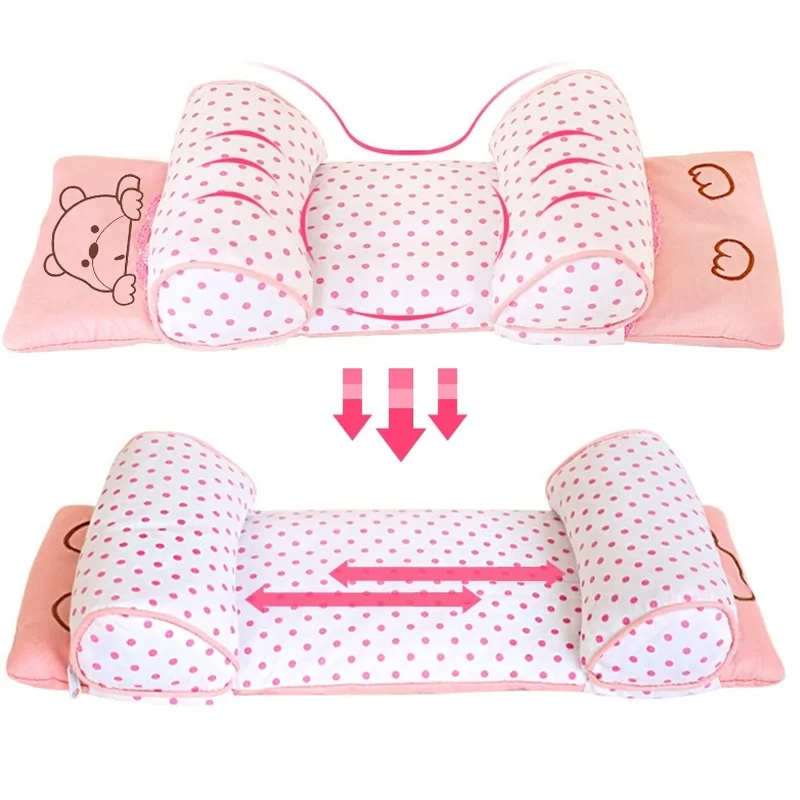 Новорожденный ребенок гречиха формирующая Подушка Регулируемая анти голова