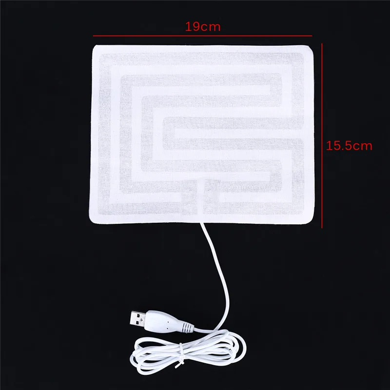 1 шт. Белый USB Подогрев жилет колодки Электрический зимой теплые руки талии