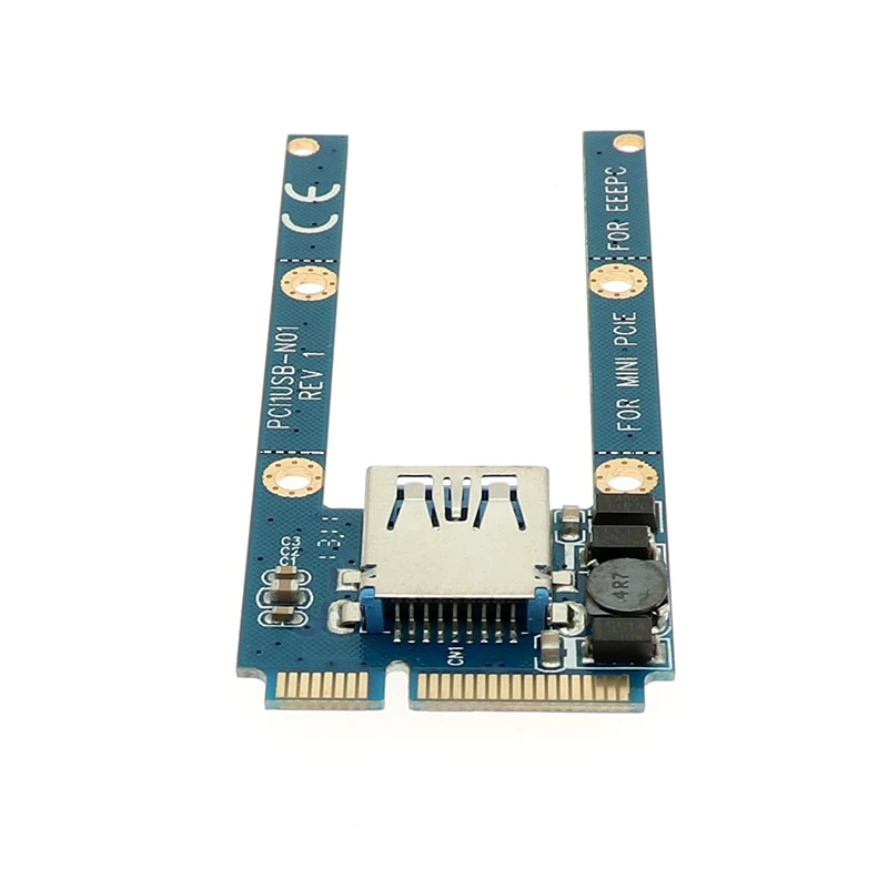 Заводская цена мини PCIe PCI E к USB 2 0 адаптер mPCIe в USB2.0 конвертерная карта|pci-e to usb|mini