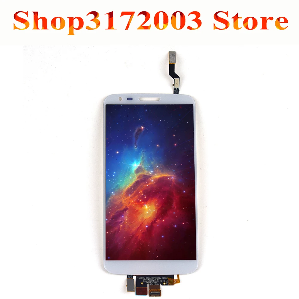 Для LG Optimus G2 D800 D801 сенсорный экран дигитайзер сенсорная стеклянная панель + ЖК