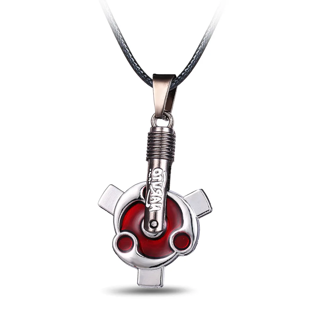 ZIDOM hot anime Naruto UchihaMadara Mangikiu Shalingan fashionable pendant necklace intricate For souvenir gifts | Украшения и