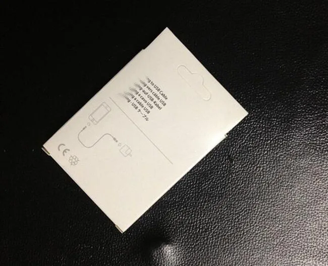 Горячая продажа Розничная коробка для 8 контактного usb кабеля шнур IOS12 11 iPhone XS 7 6 plus