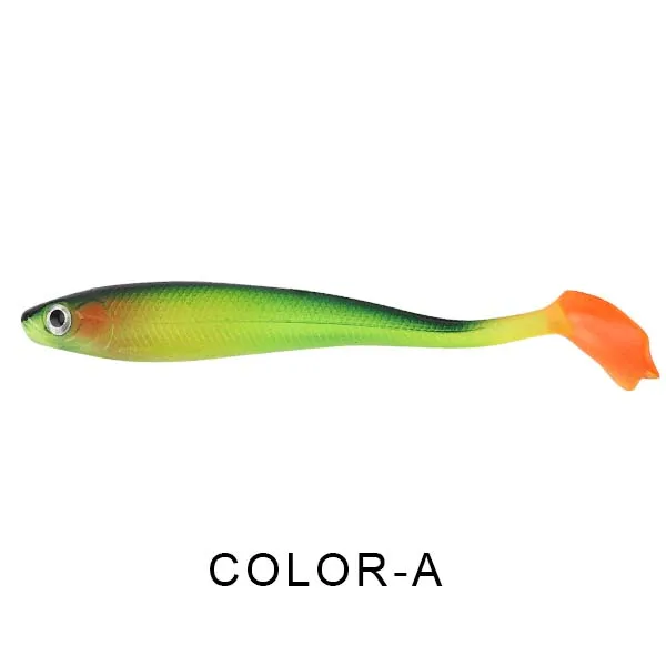 JACKFISH T Tail мягкие приманки для моделирования 100 мм/5 г, силиконовая наживка, Красочный Искусственный карп, 1 шт., рыболовные приманки, рыболовные снасти - Цвет: A