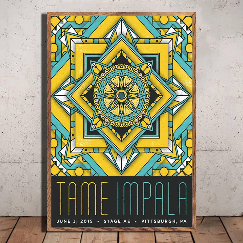 P232 Tame Impala искусство детской музыки звезды картина Шелковый Холст постер