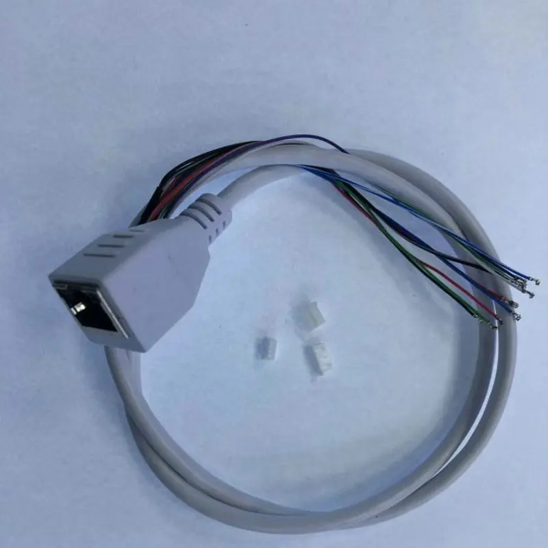 (2 шт.) Сетевая POE IP-камера видеонаблюдения PCB модуль силовой кабель 60 см RJ45 разъем