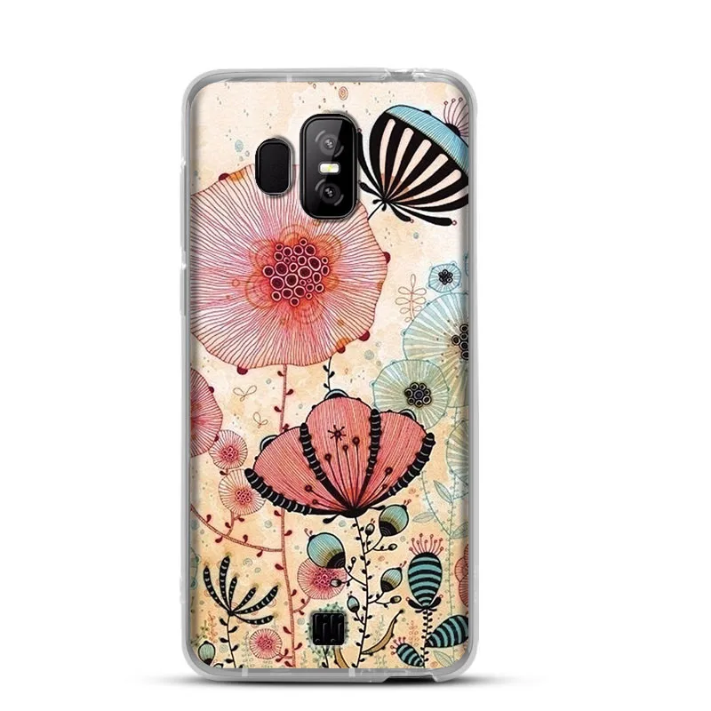 Silicone Case For Homtom S7 5.5 inch Cover Fashion Patterned Soft TPU Anti-knock Back |
