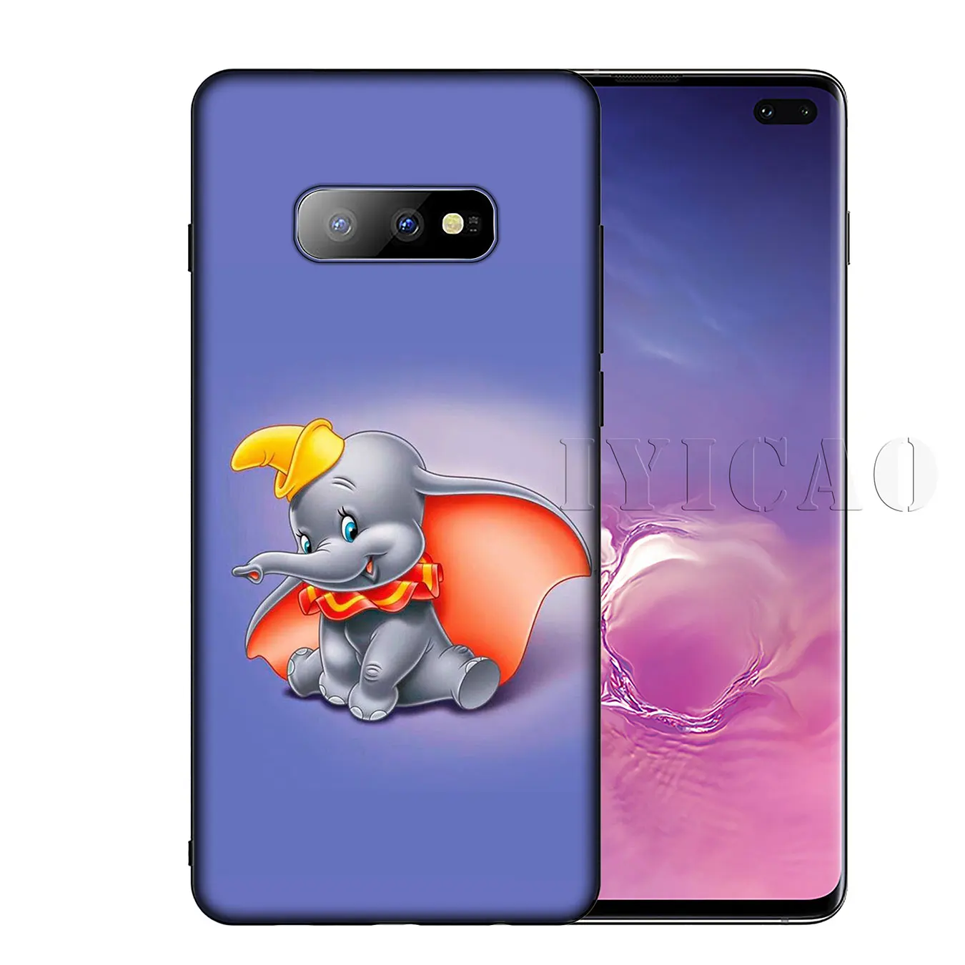 IYICAO Dumbo Слон Мягкий силиконовый чехол для телефона Samsung Galaxy S20 Ultra S10 Lite S9 S8 Plus S6 S7 Edge