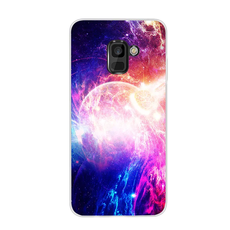 Style 3 Мягкий ТПУ чехол для samsung Galaxy A8 космический силиконовый чехол для Galaxy A6 J4 J6 Plus J8 A7 A9 чехол для телефона s Coque capa - Цвет: Style 3
