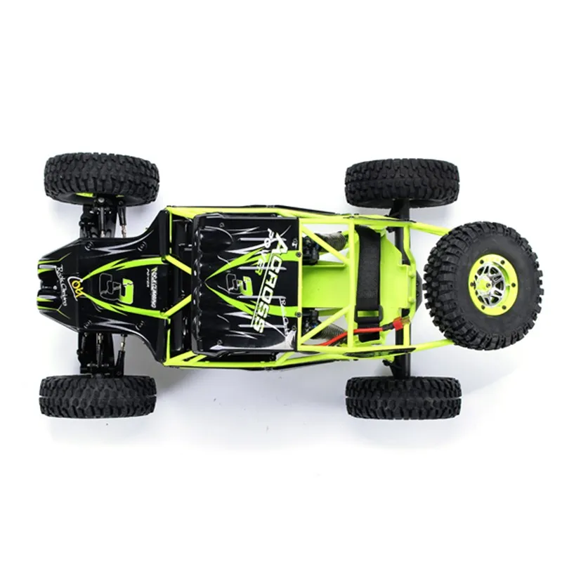 10428 1/10 2,4G 4WD RC монстр гусеничный ру автомобиль электрический альпинистский Автомобиль Дистанционное управление игрушки, светодиодные лампы скорость 30 км/ч