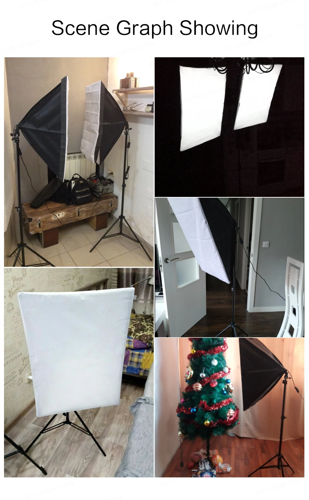 Фотостудия прямоугольная фотография Мягкая коробка 8 Led 20 W комплект освещения для фотосъемки 2 световая подставка 2 Мягкая коробка сумка для переноски для камеры