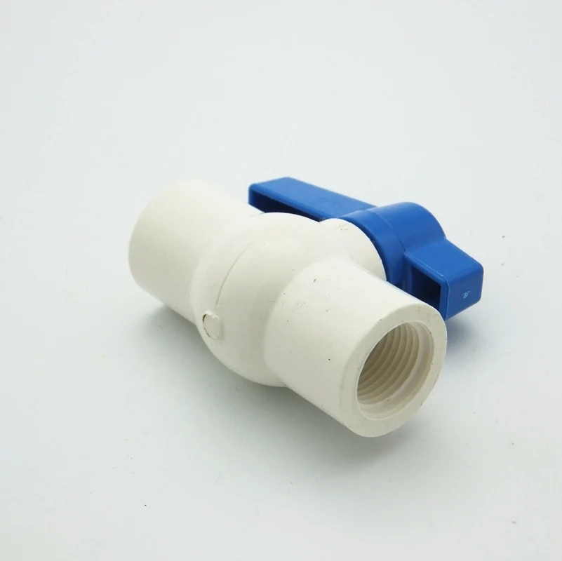 Шаровой кран из ПВХ с внутренней резьбой BSP 3/4 дюйма адаптер соединитель для