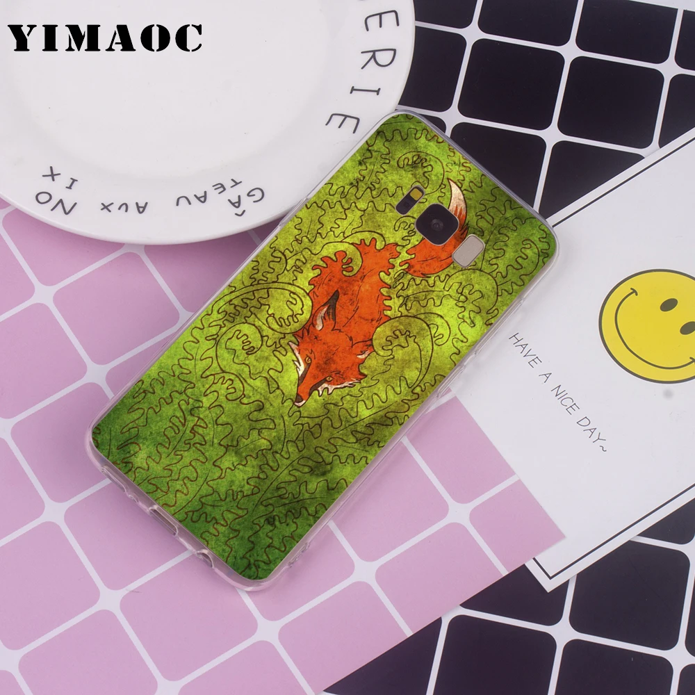 YIMAOC Youre So Foxy Fox Art Foxes Series for Samsung Galaxy A10 A20 A30 A40 A50 A70 A2 J4 J6 J7 J8 Core Note 10 Plus Soft Case |