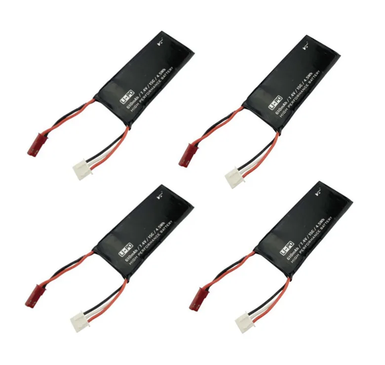 4 шт. Hubsan X4 H502S H502E RC Quadcopter Запчасти 7.4V610mAh H502 16 батарея FPV UAV|quadcopter parts|hubsan x4hubsan x4 battery |