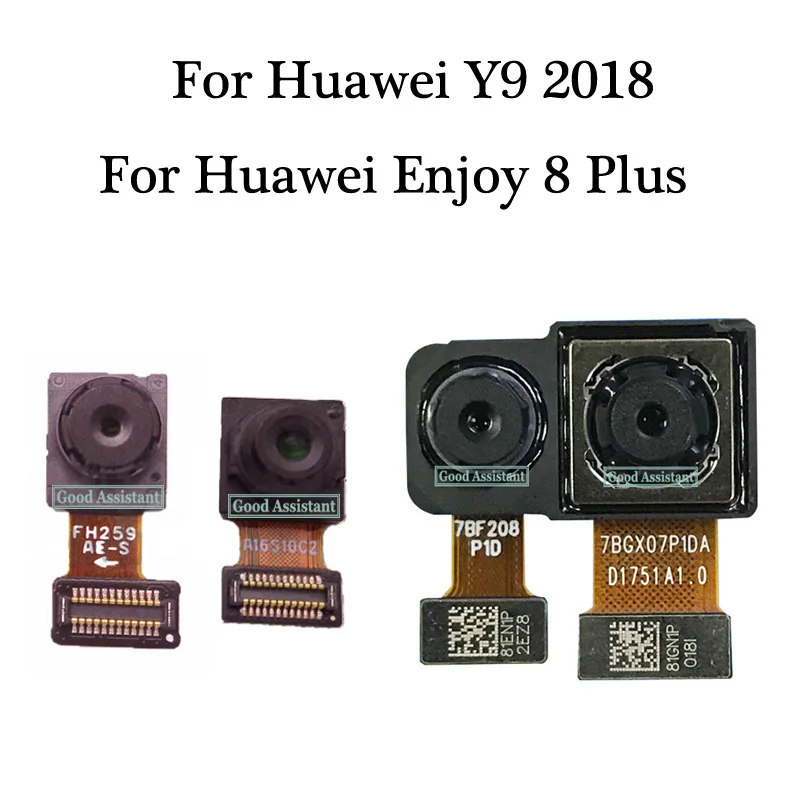 Для huawei Y9 /huawei Enjoy 8 Plus FLA-TL00 FLA-AL20 задняя основная задняя большая камера Маленькая фронтальная камера гибкий кабель лента