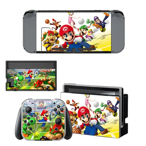 YSNS0416 Super Mario nintendo switch, кожный переключатель, Виниловая наклейка для nintendo Switch, консоль NS, контроллер Joy-con - Цвет: YSNS0416