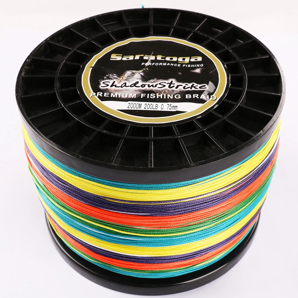 Леска плетеная из ПЭ 8 нитей 2000 м 6 фунтов|braid fishing|pe multifilament8 strands |