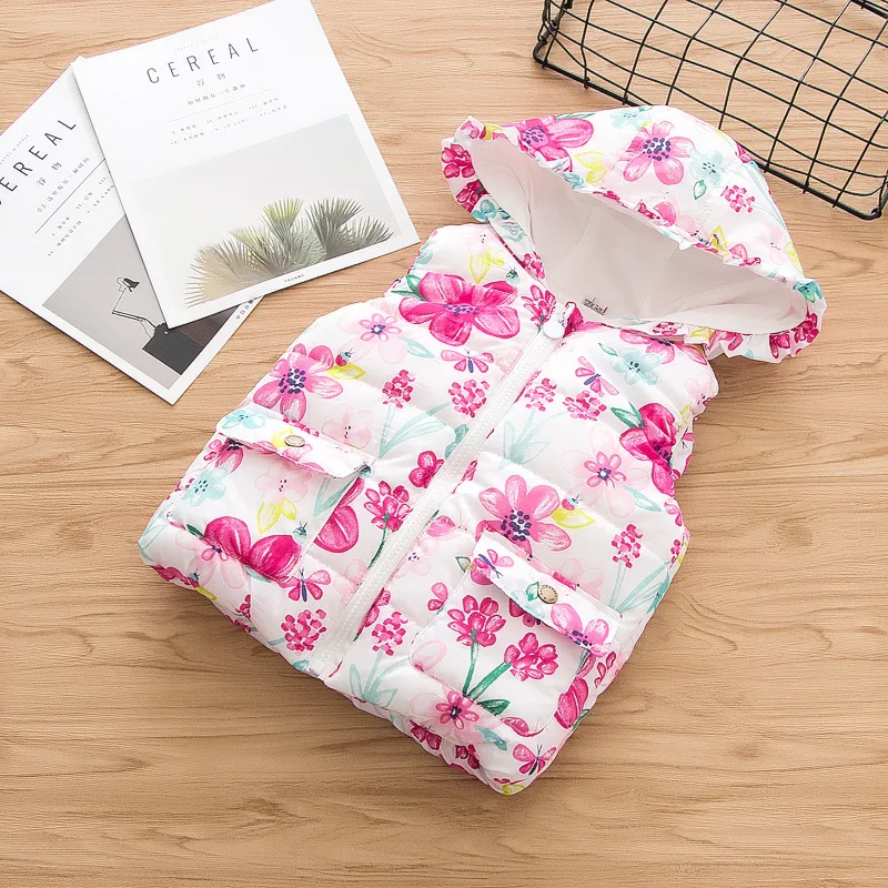 Детский зимний жилет без рукавов BibiCola теплая безрукавка с подкладкой верхняя