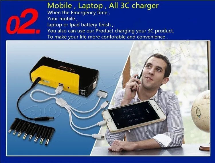 600A автомобильный стартер power Bank портативный пусковое устройство мини 12 В бензиновый дизельный автомобиль зарядное устройство для запуска автомобиля Аварийный усилитель