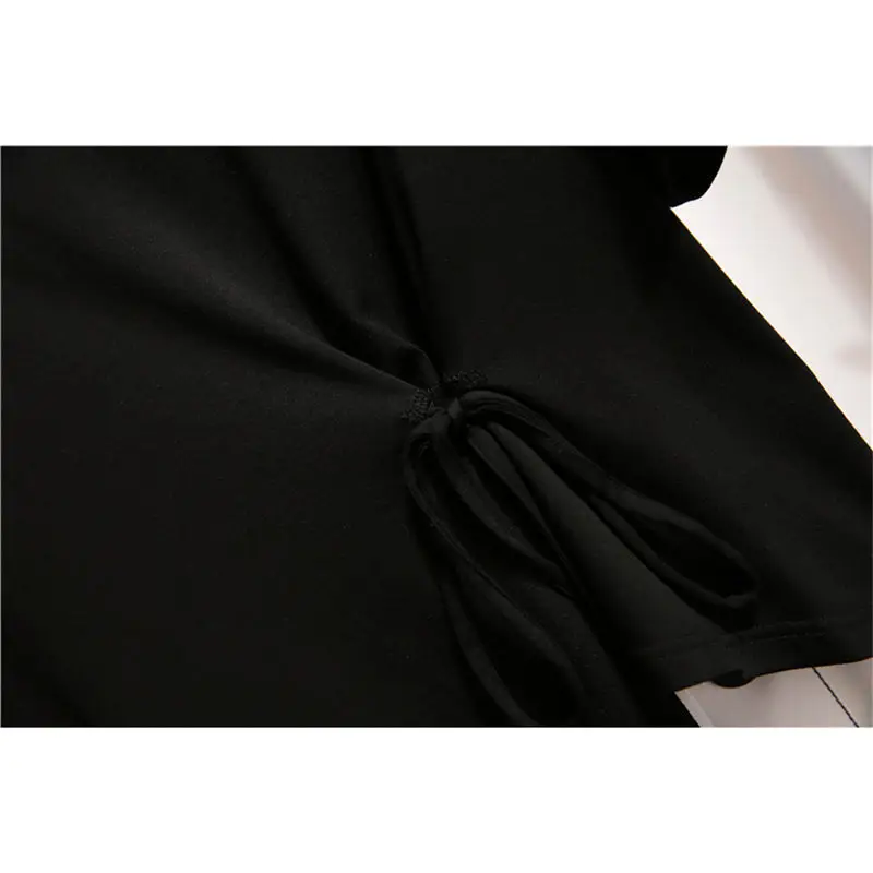 Комплект из двух предметов женское летнее мини-платье большого размера новинка