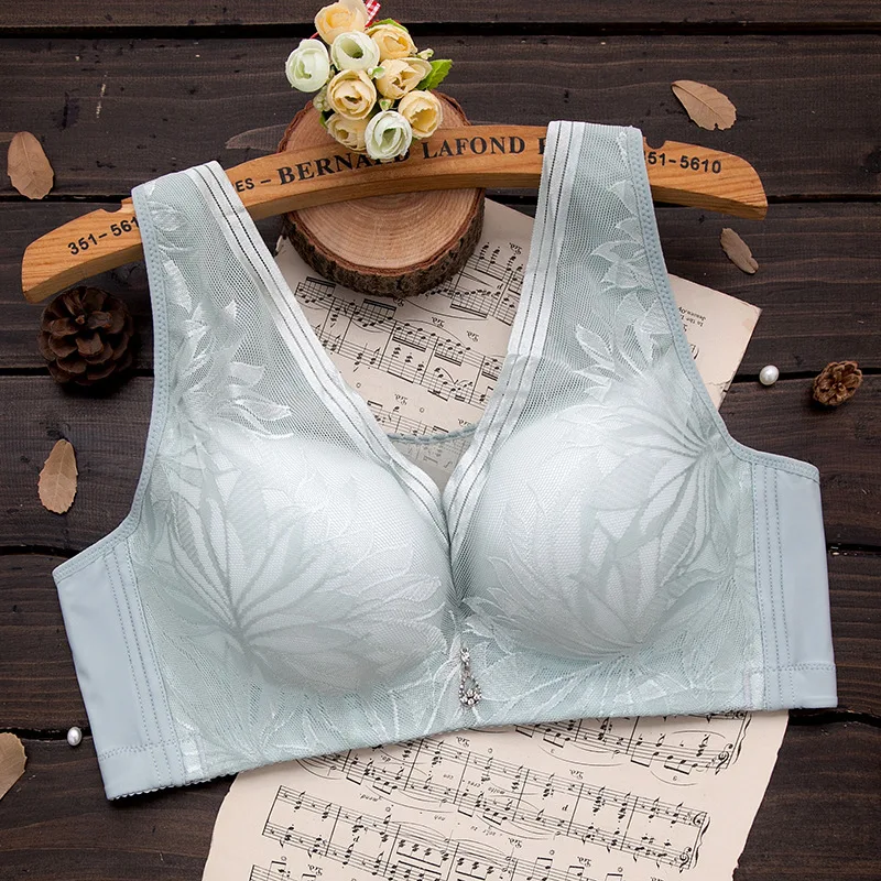 Новый сексуальный бюстгальтер без ободков и пуш-ап Кольцо большого размера