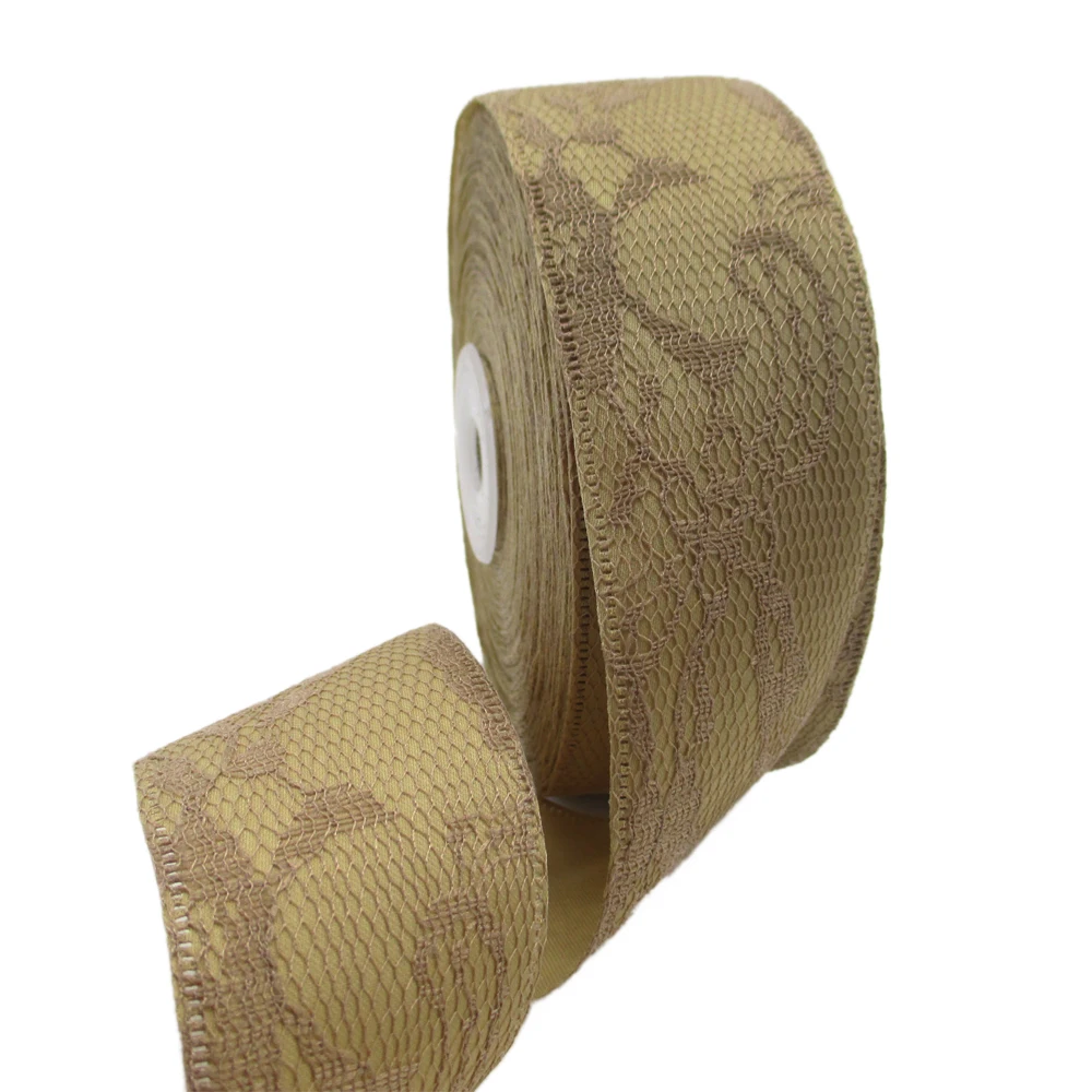 1048359013 David Accessories 40 мм кружевная бейка из органзы с вышивкой кружевная лента для шитья Свадебные украшения DIY аксессуары 25 ярдов, 25Yc6759 - Цвет: 1048359013